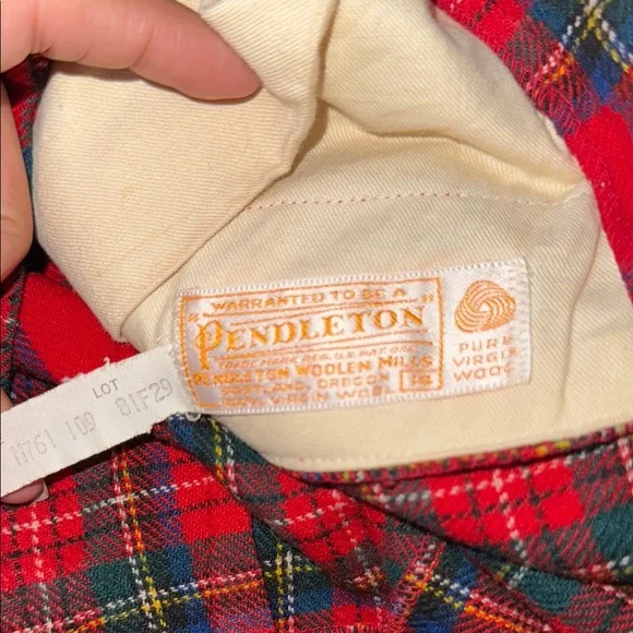 Vintage Pendleton Royal Stewart Tartan High Waist 100% virgin Wool - Picture 8 of 8